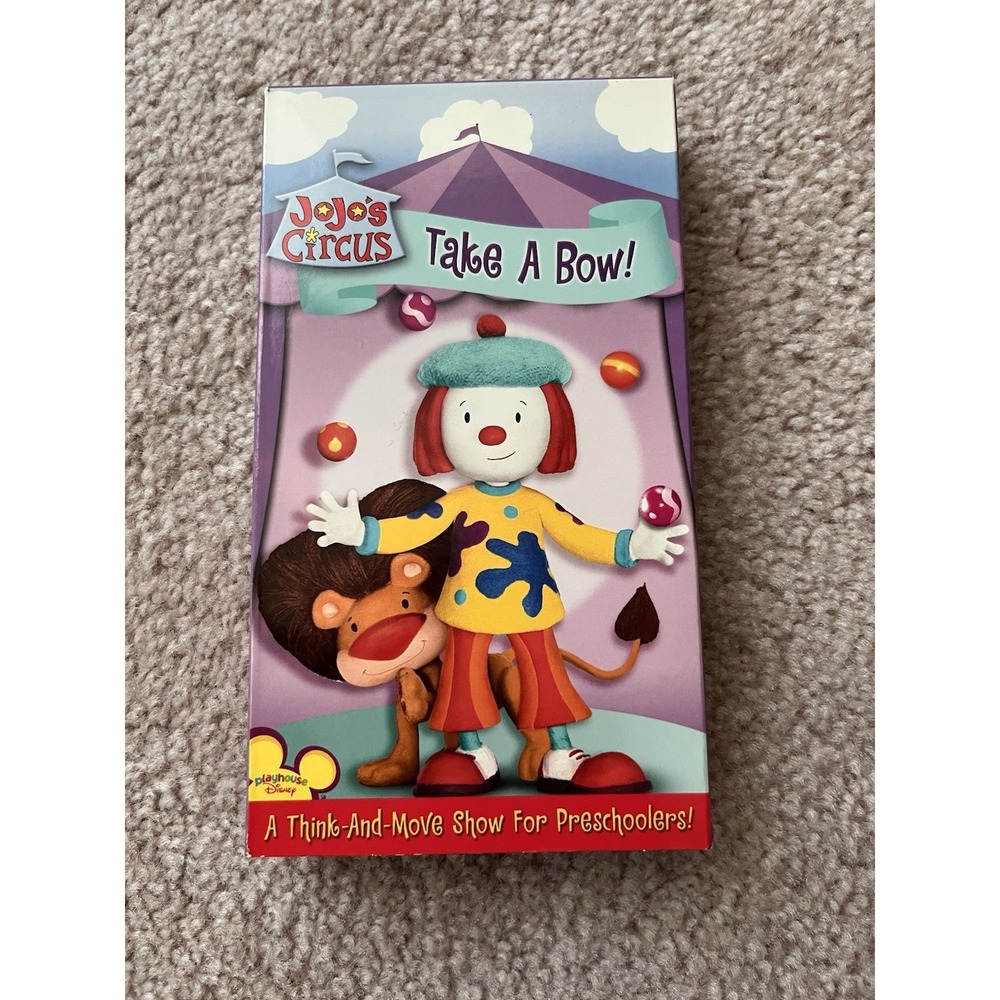 Walt Disney Home Entertainment JoJo's Circus: Take a Bow! VHS 2005 NTSC FS